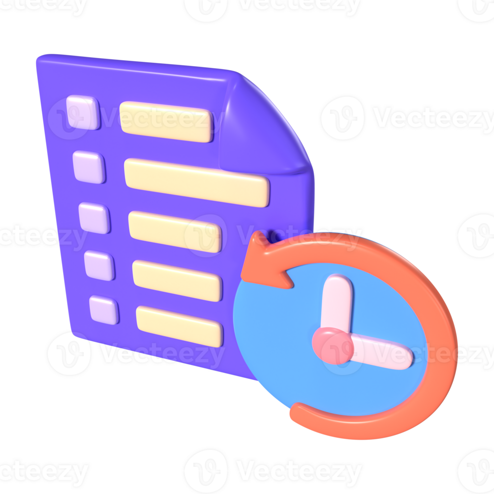 History 3D Illustration Icon png