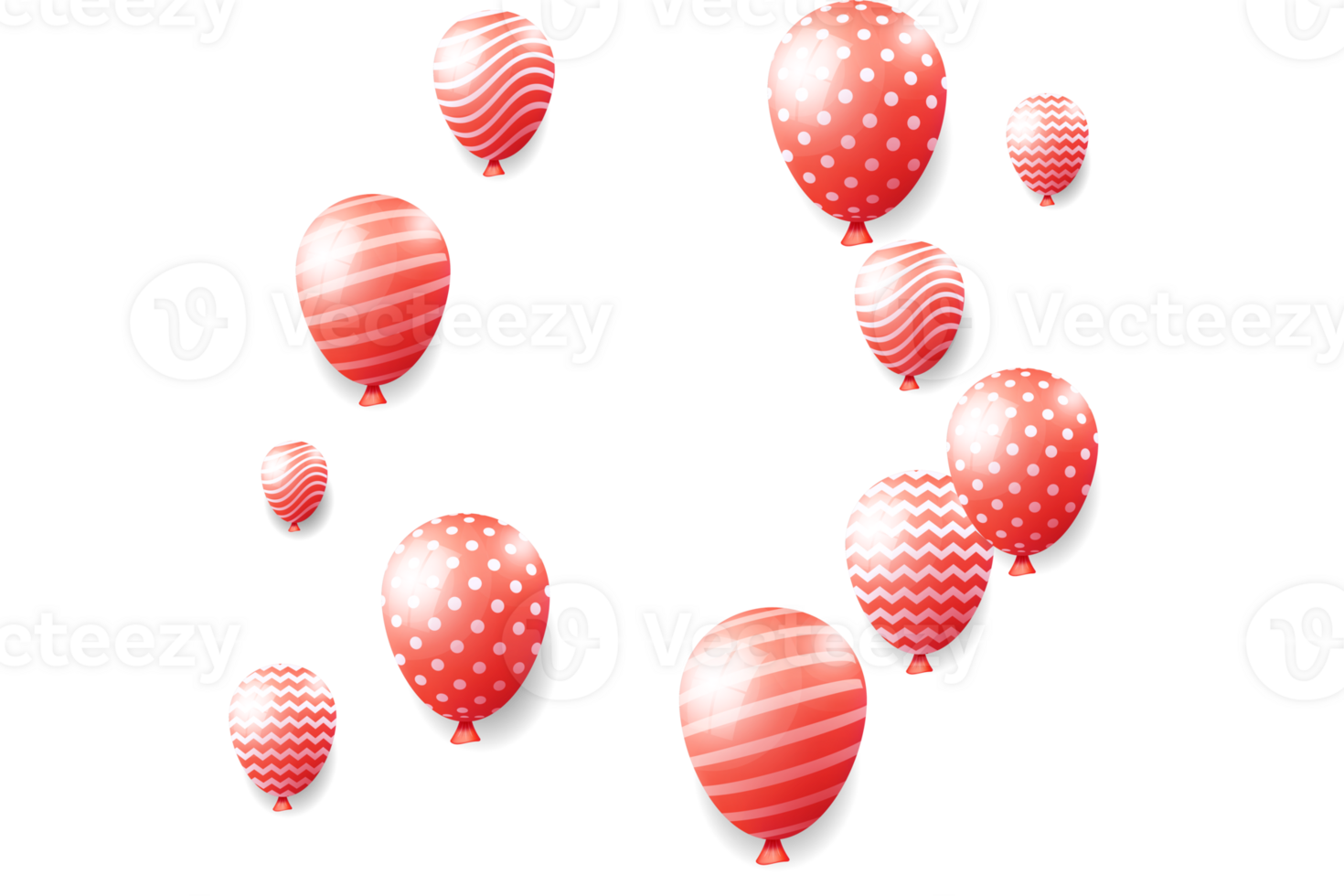 Balloons background for party events, holidays, birthdays, etc png