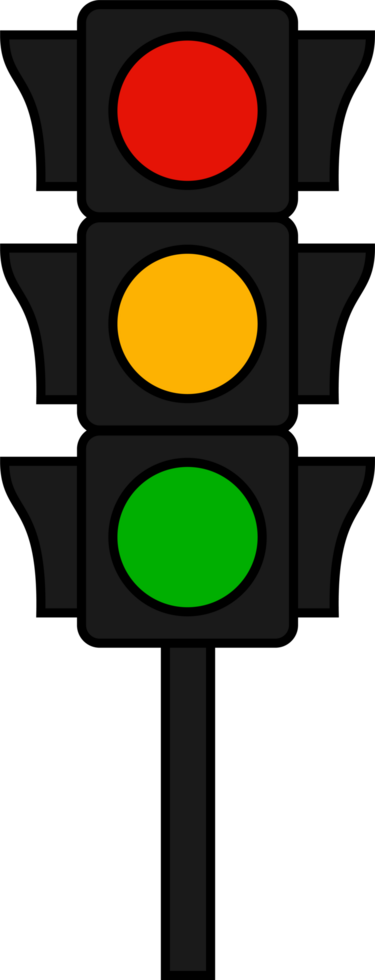Traffic lights or stoplights icon png