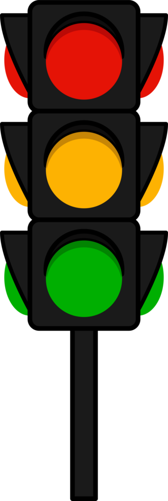 Traffic control light icon or Pedestrian traffic light icons png