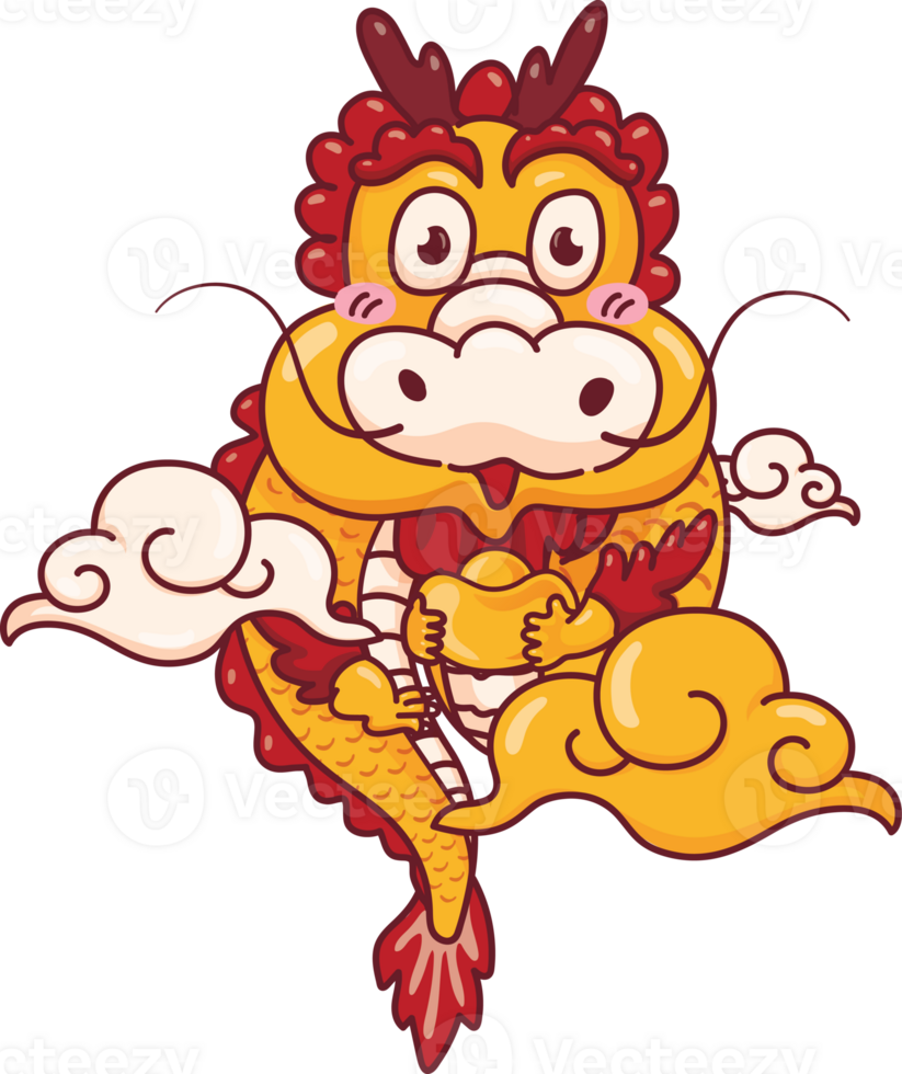 Dragon of new year 2024 elements 36444632 PNG