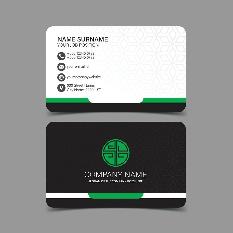 Professional and Creative Business Card Template vector