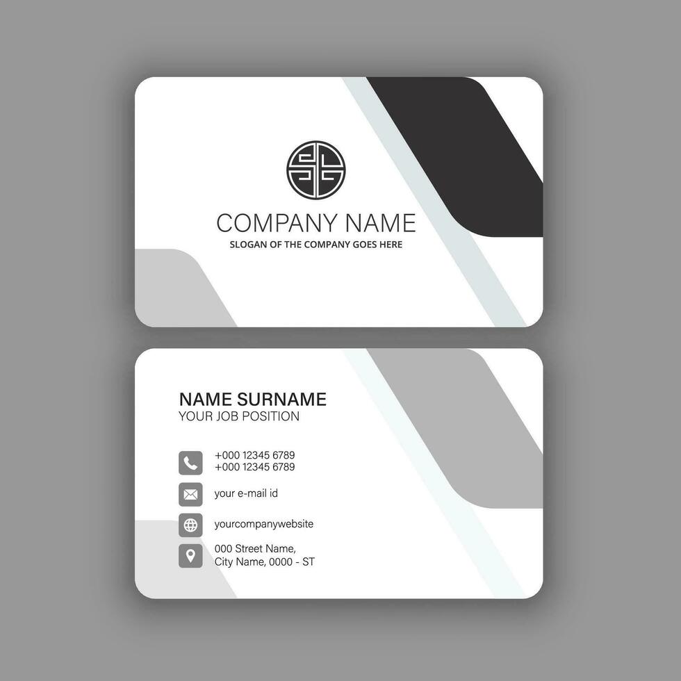 Professional and Creative Business Card Template vector