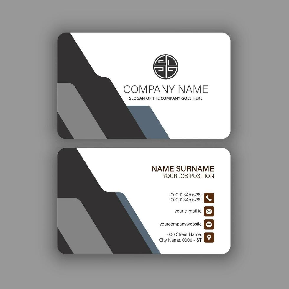 Professional and Creative Business Card Template vector