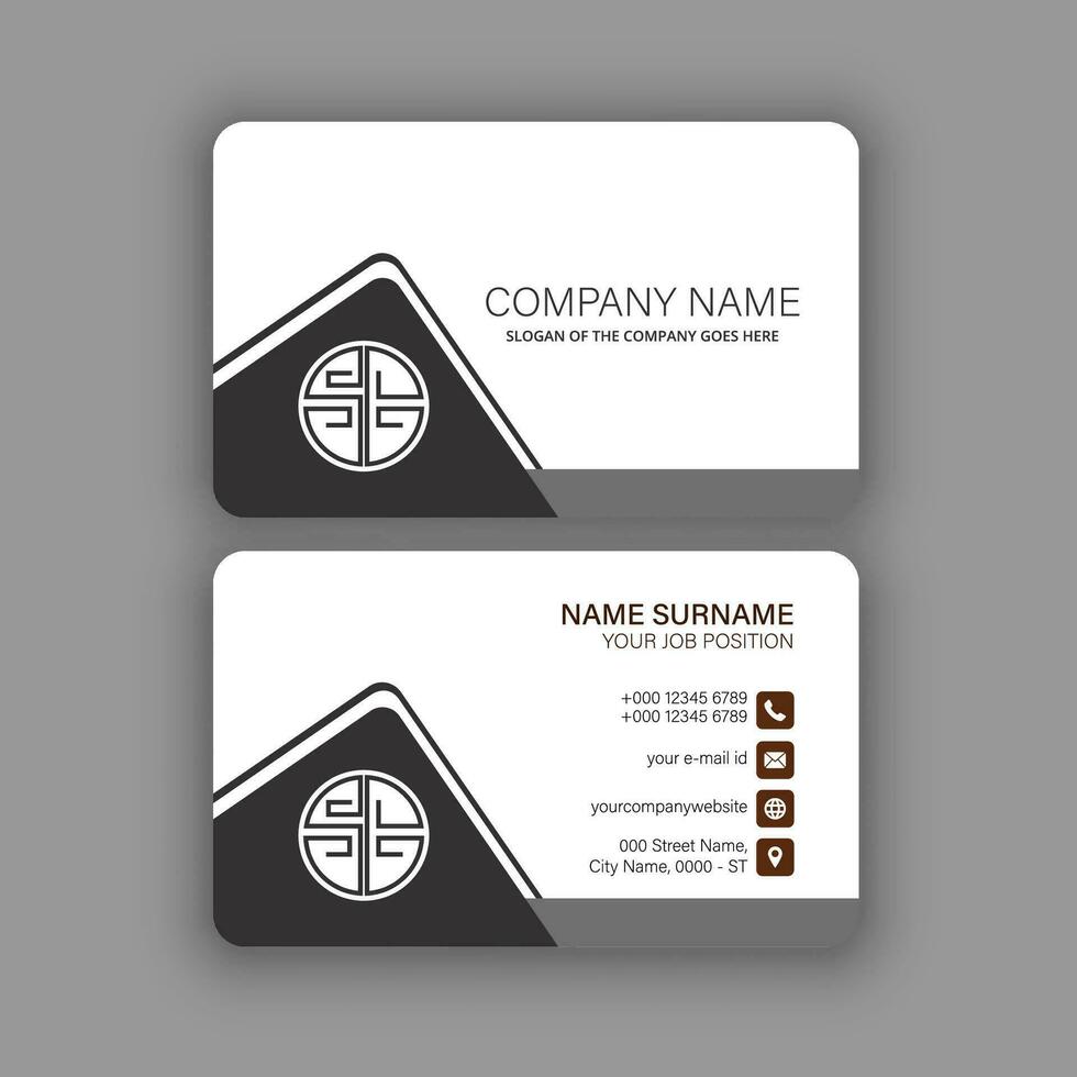 Professional and Creative Business Card Template vector