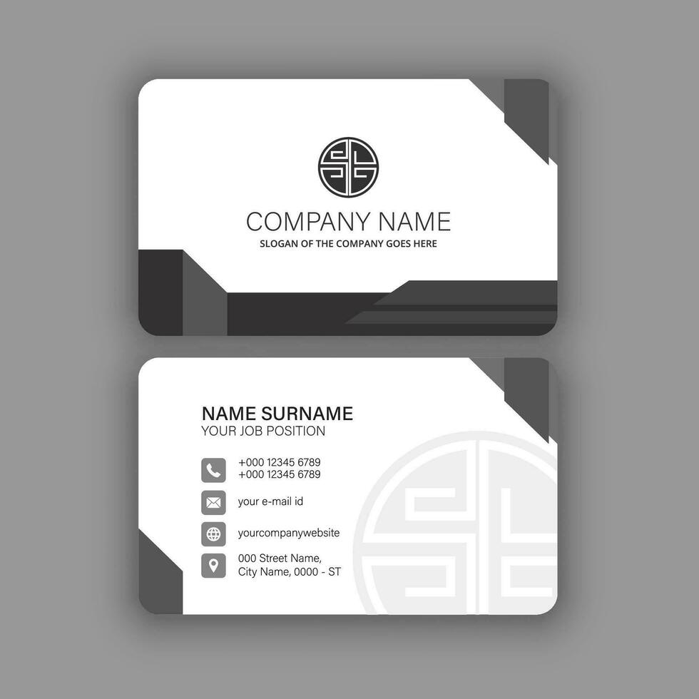 Professional and Creative Business Card Template vector