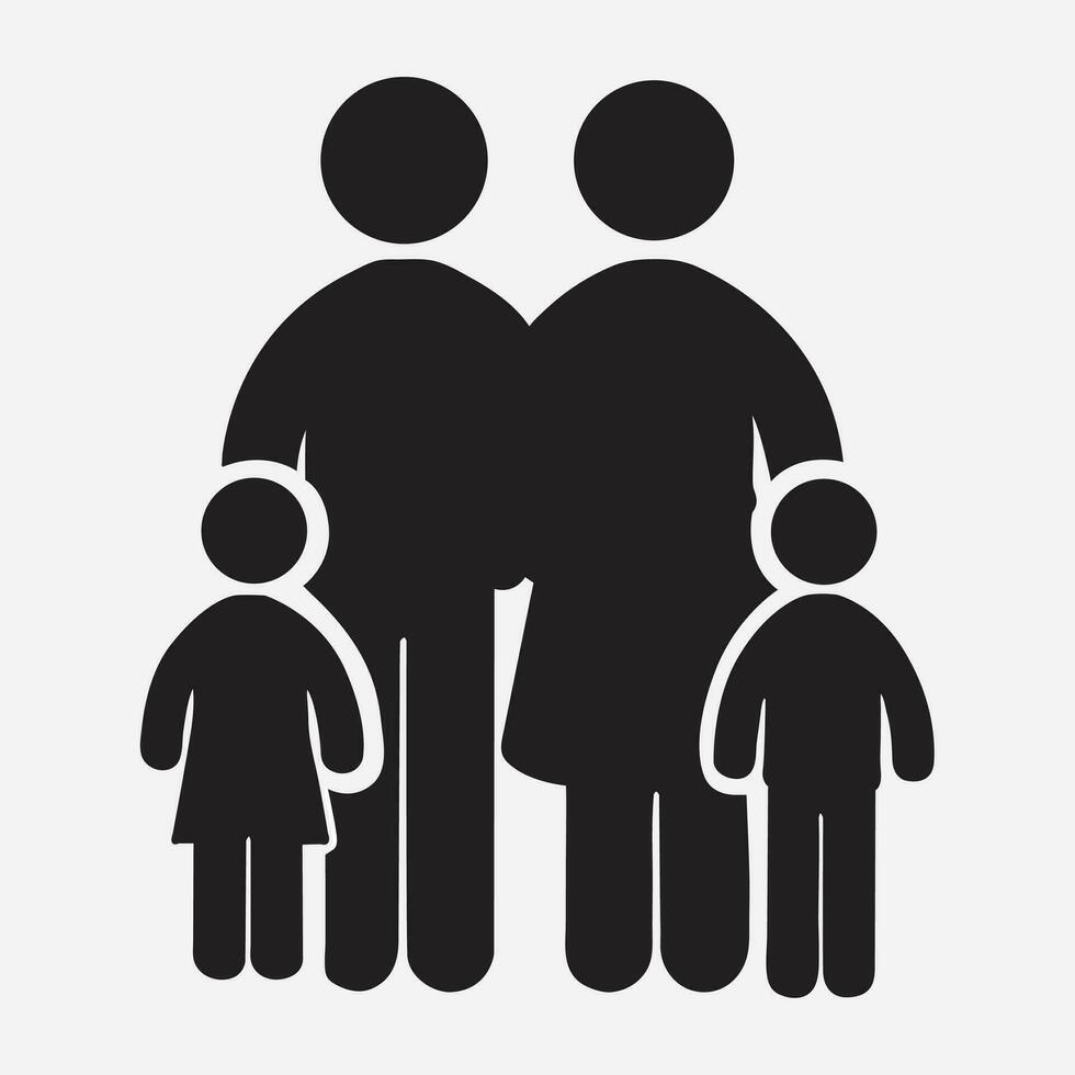 Family member icon vector illustration eps