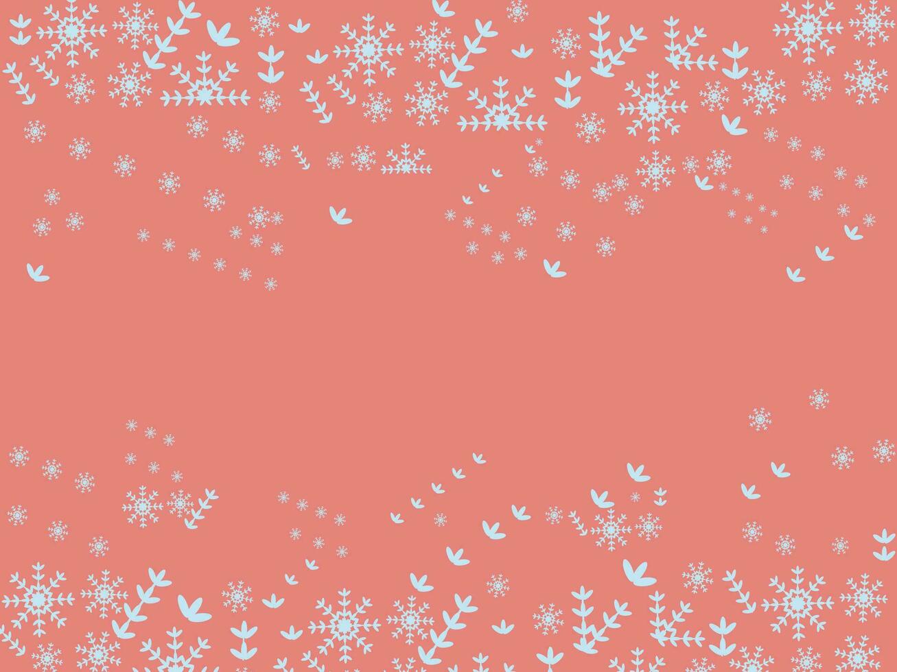 Navidad copo de nieve. invierno borde, nieve noche. que cae copos de nieve en azul antecedentes. nevada vector ilustración