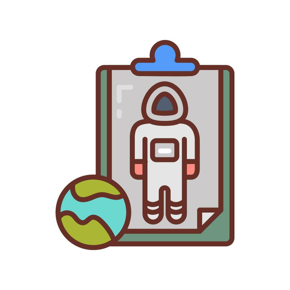 Space Data icon in vector. Illustration vector