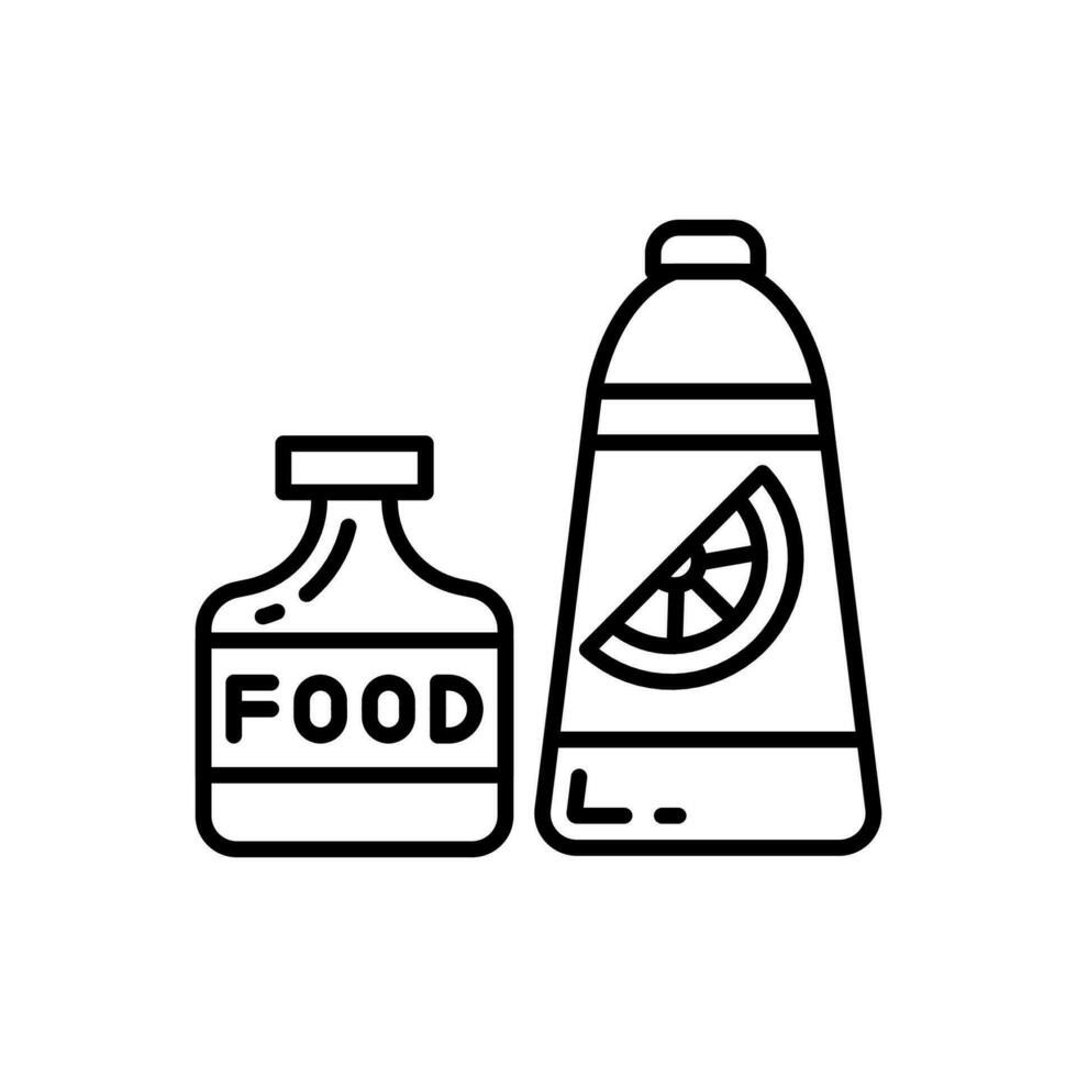 comida producción icono en vector. ilustración vector