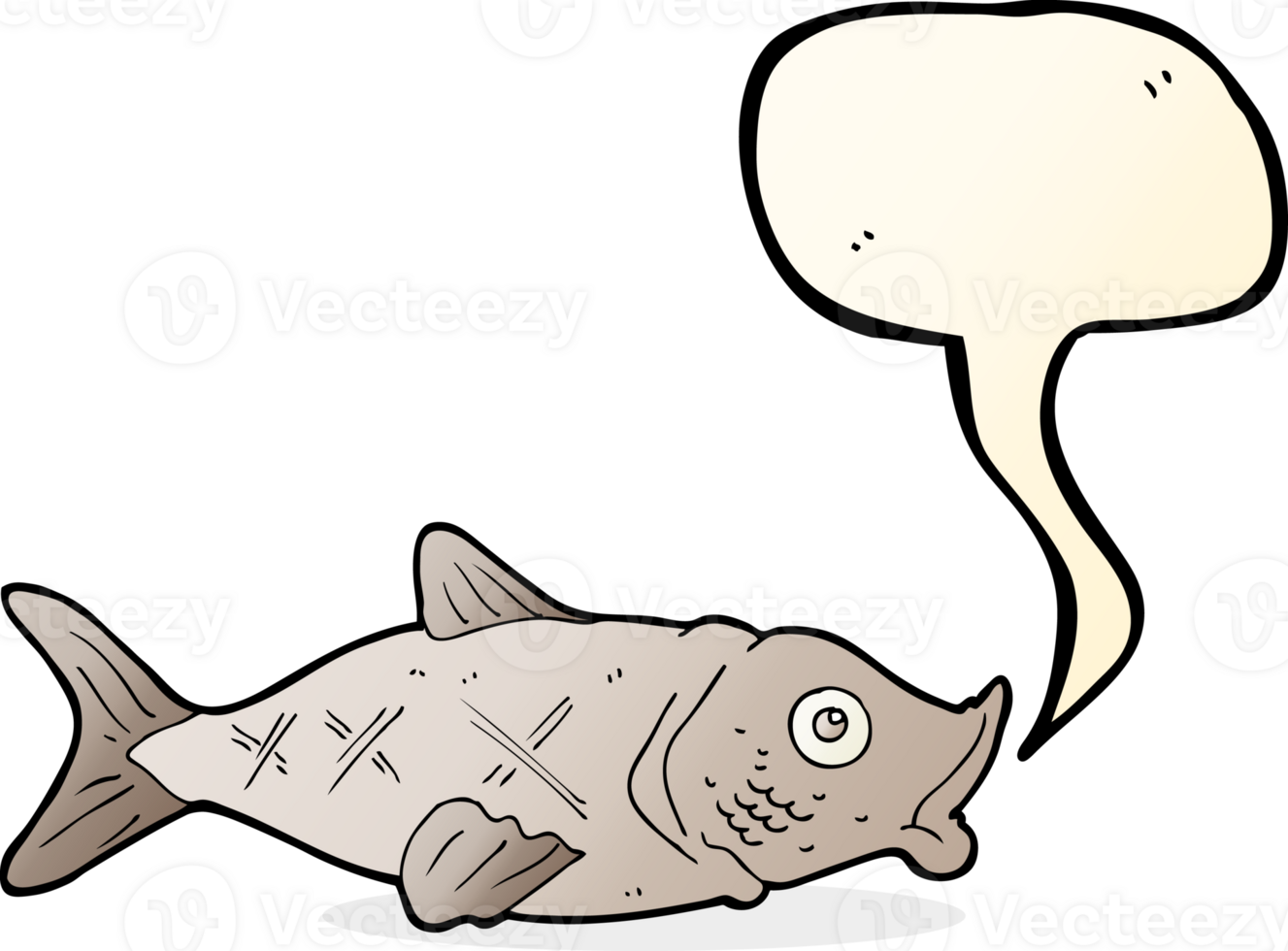 cartoon fish with speech bubble png