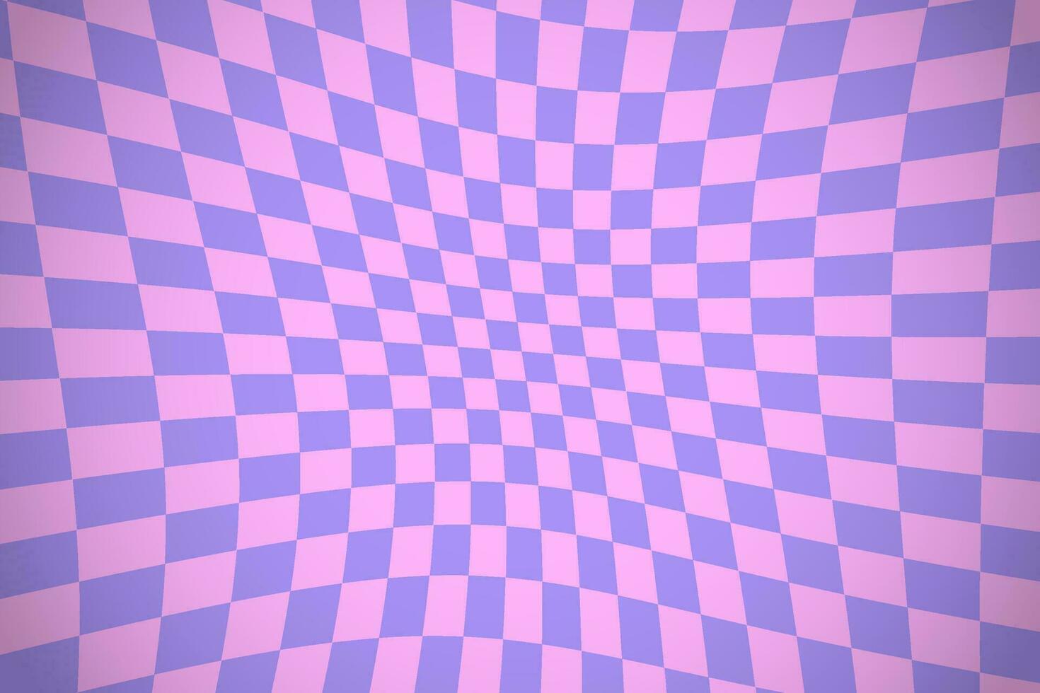 Vector abstract retro background in groovy style. Vintage groovy chessboard background.