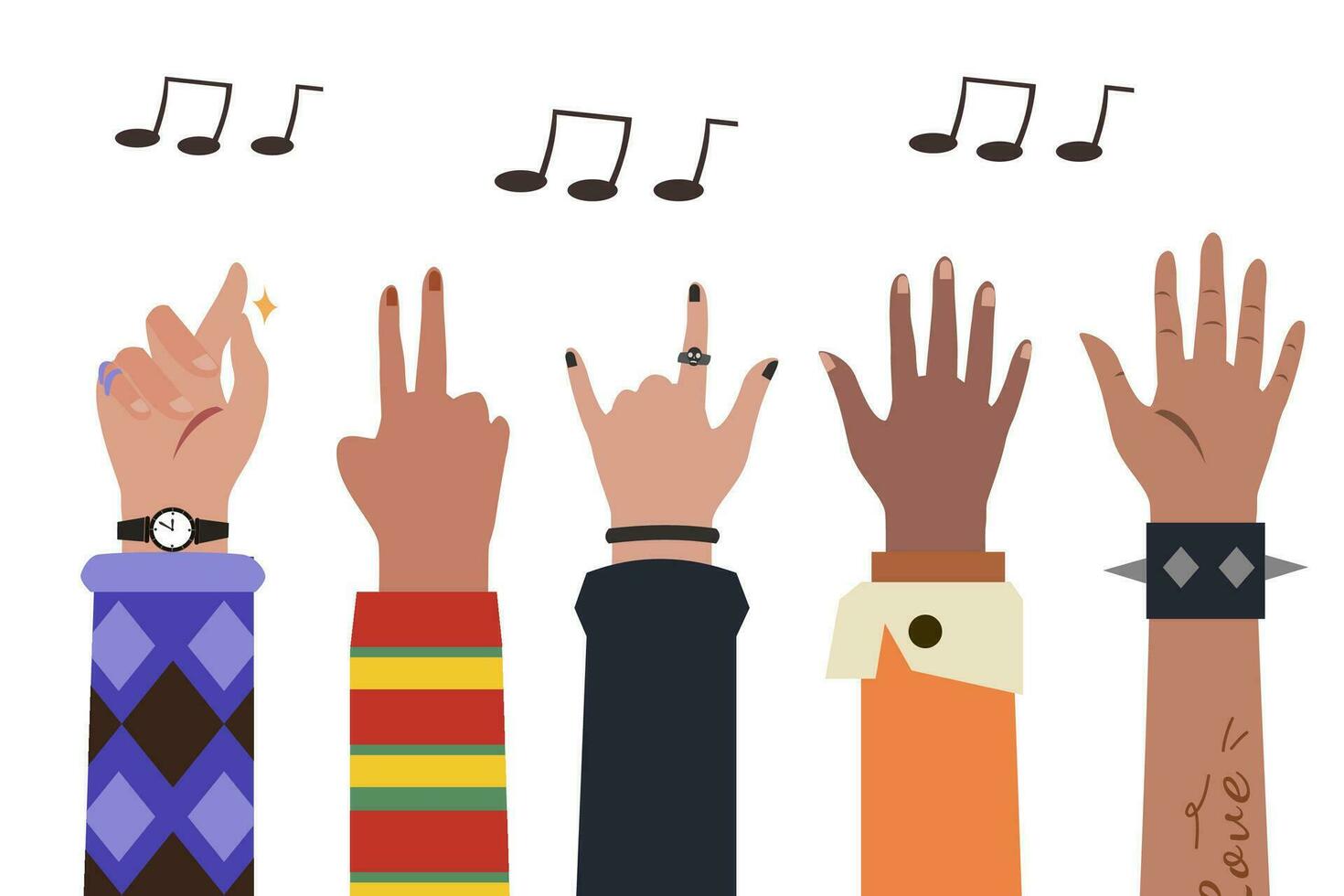 Culture humanity and unity in Diversity vector