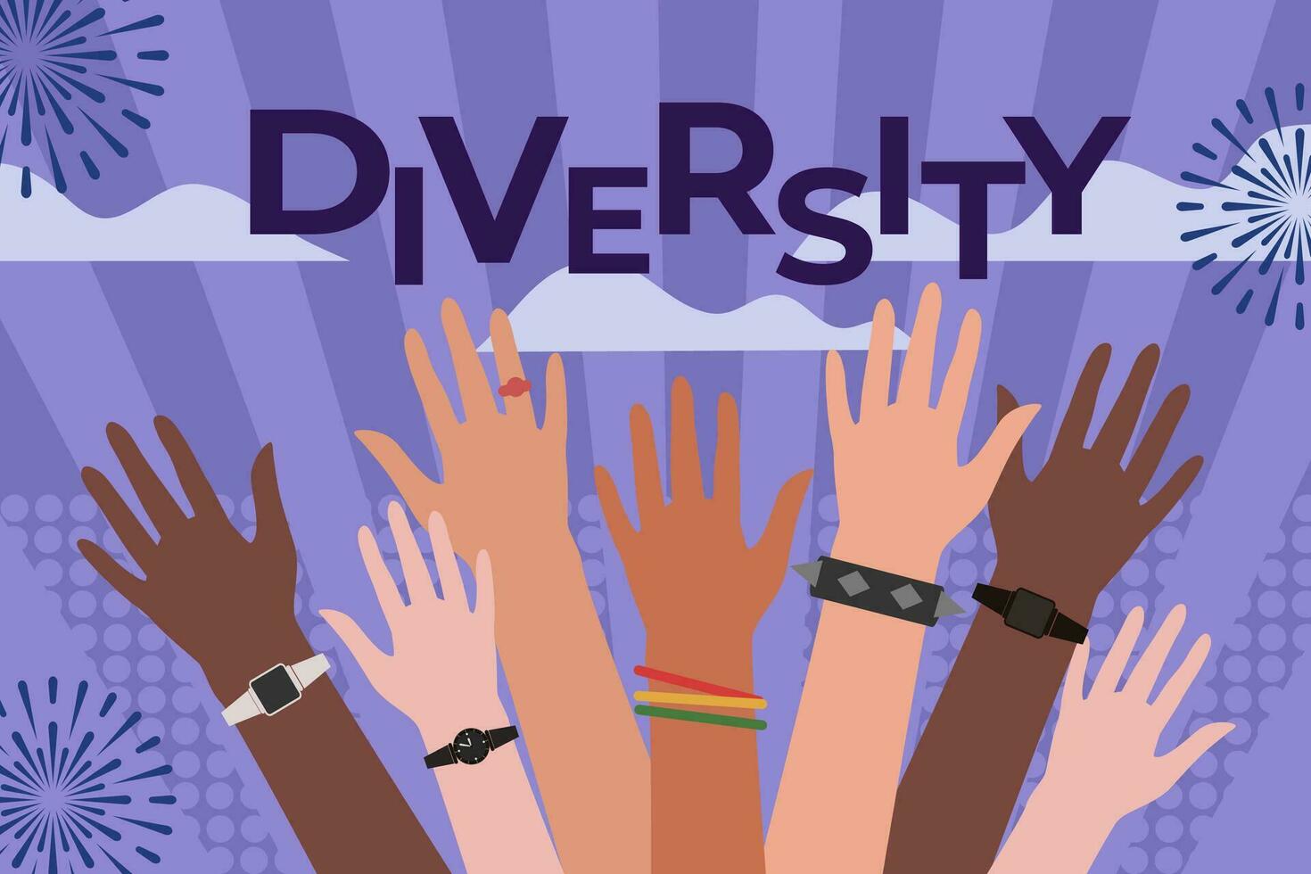 Unity in Diversity vector