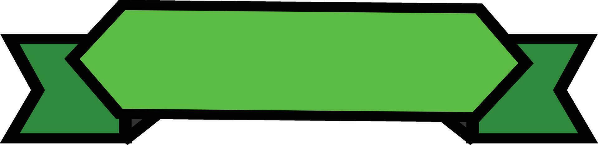 This is an illustration of a green message board with copy space. banner element design for various purposes vector