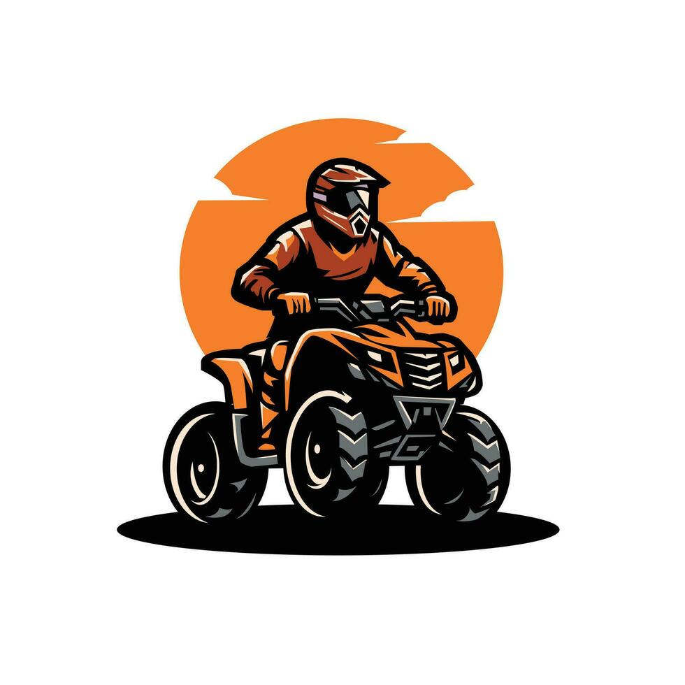 atv sport, an illustration of auto sport vector