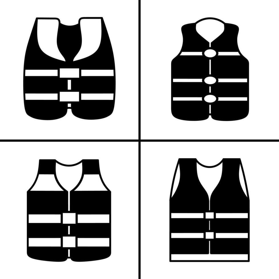 Vector  illustration of life jacket icon for business. Stock vector design.