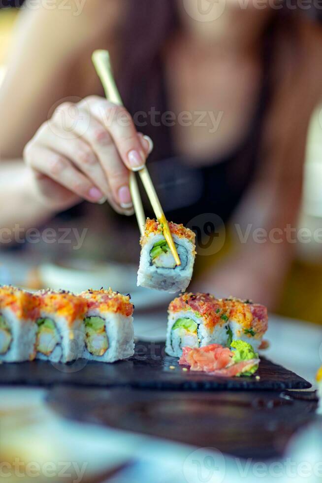 Tasty California roll photo