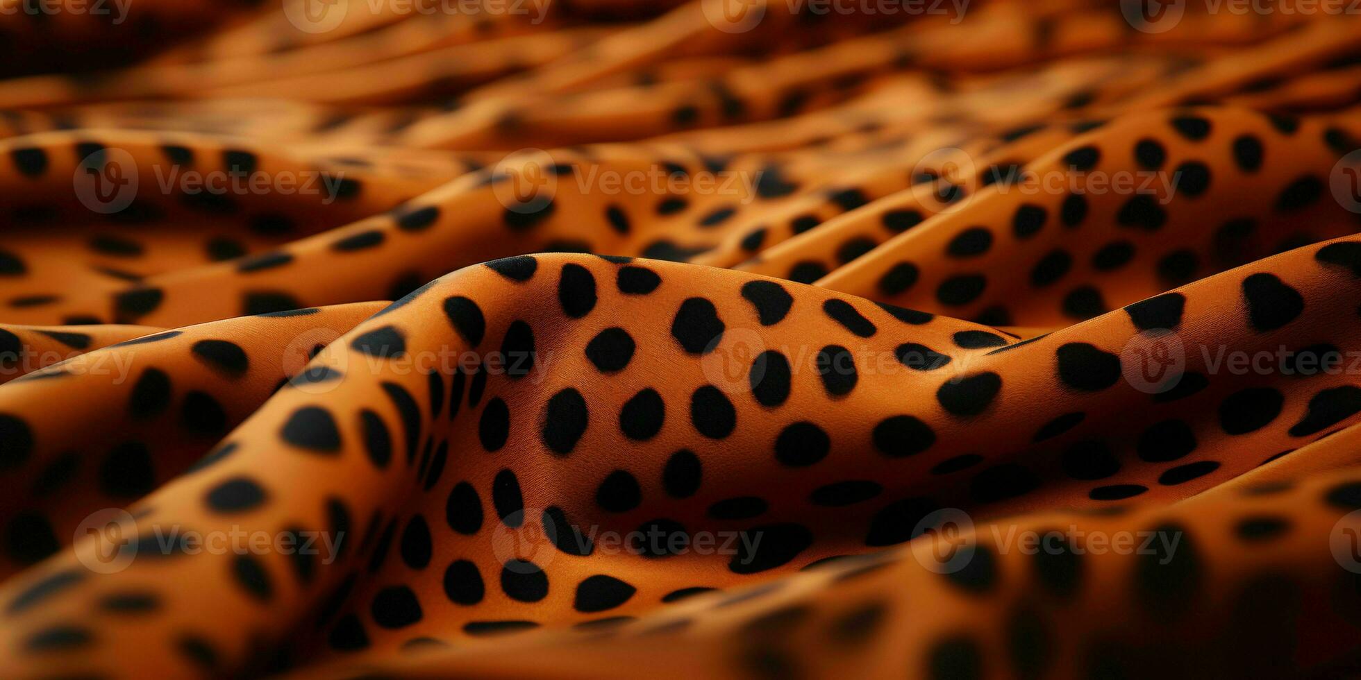 AI generated Leopard Fur Pattern Texture Background. Leopard Wool Fabric. Generative AI photo