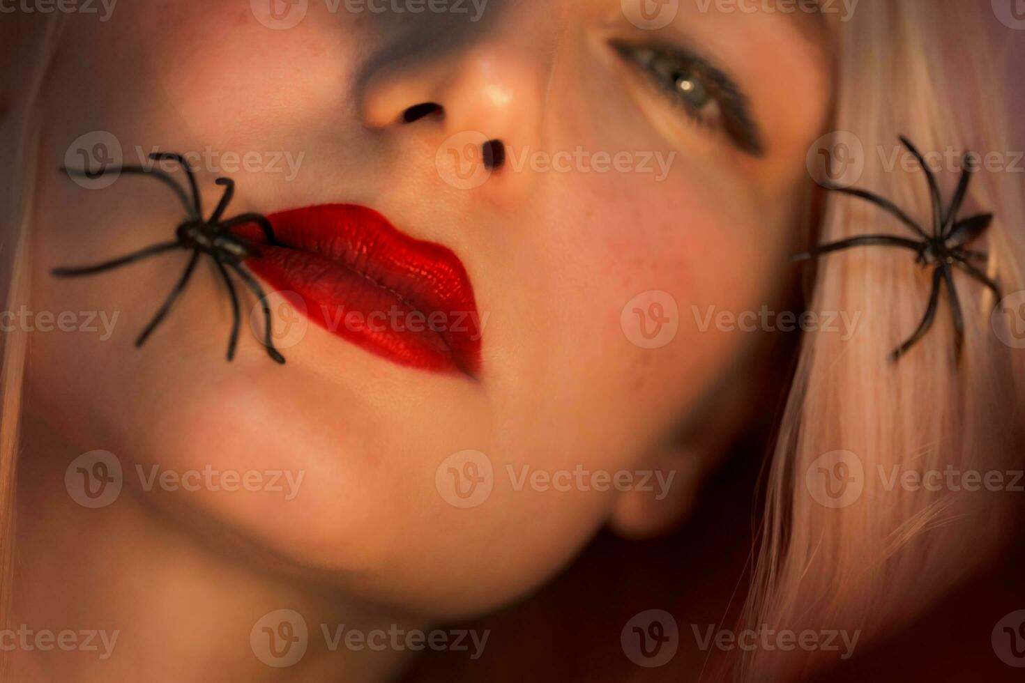 Halloween Fashion Portrait photo