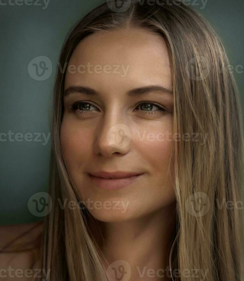 Authentic Woman Portrait photo