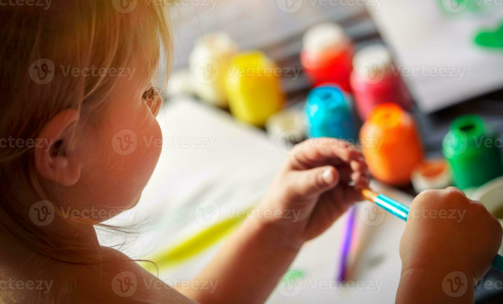 Little Painter Drawing photo