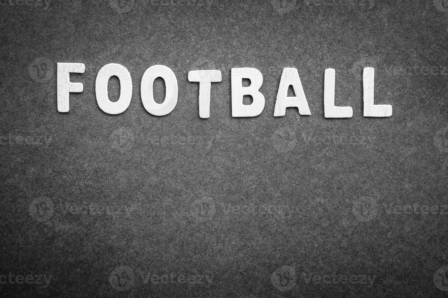 Football grey background photo