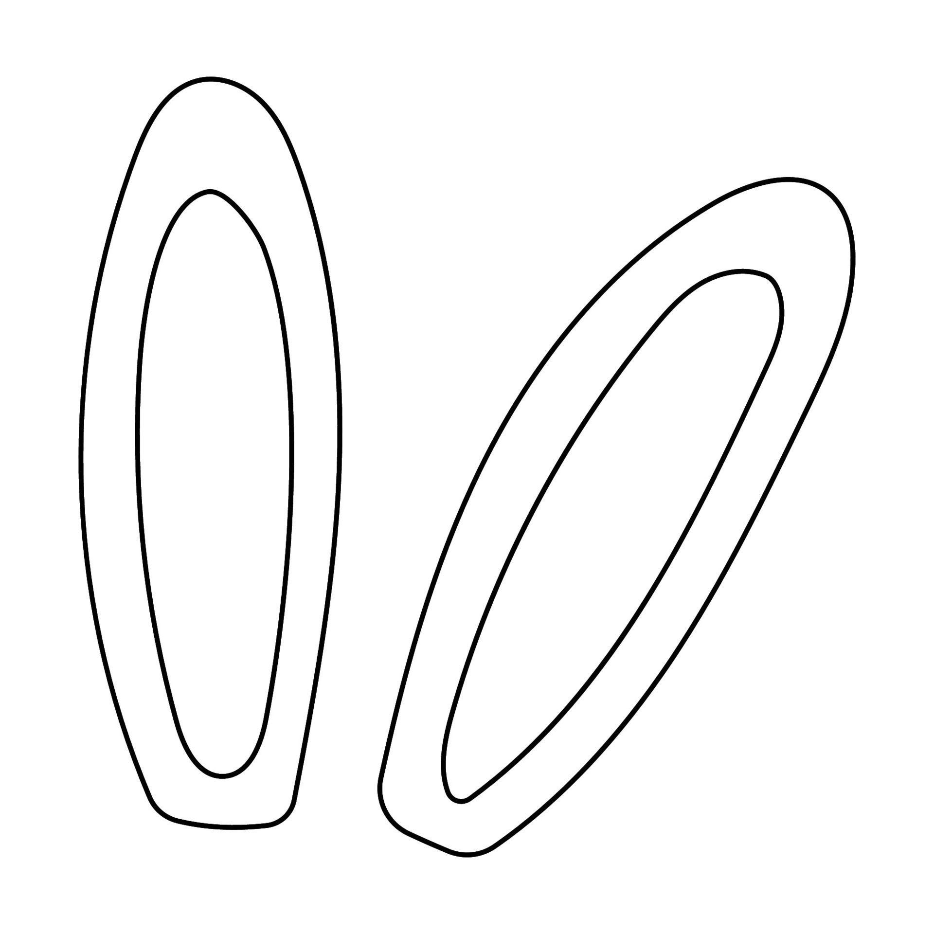 easter hare ears colored hunting icon element 36447672 Vector Art at