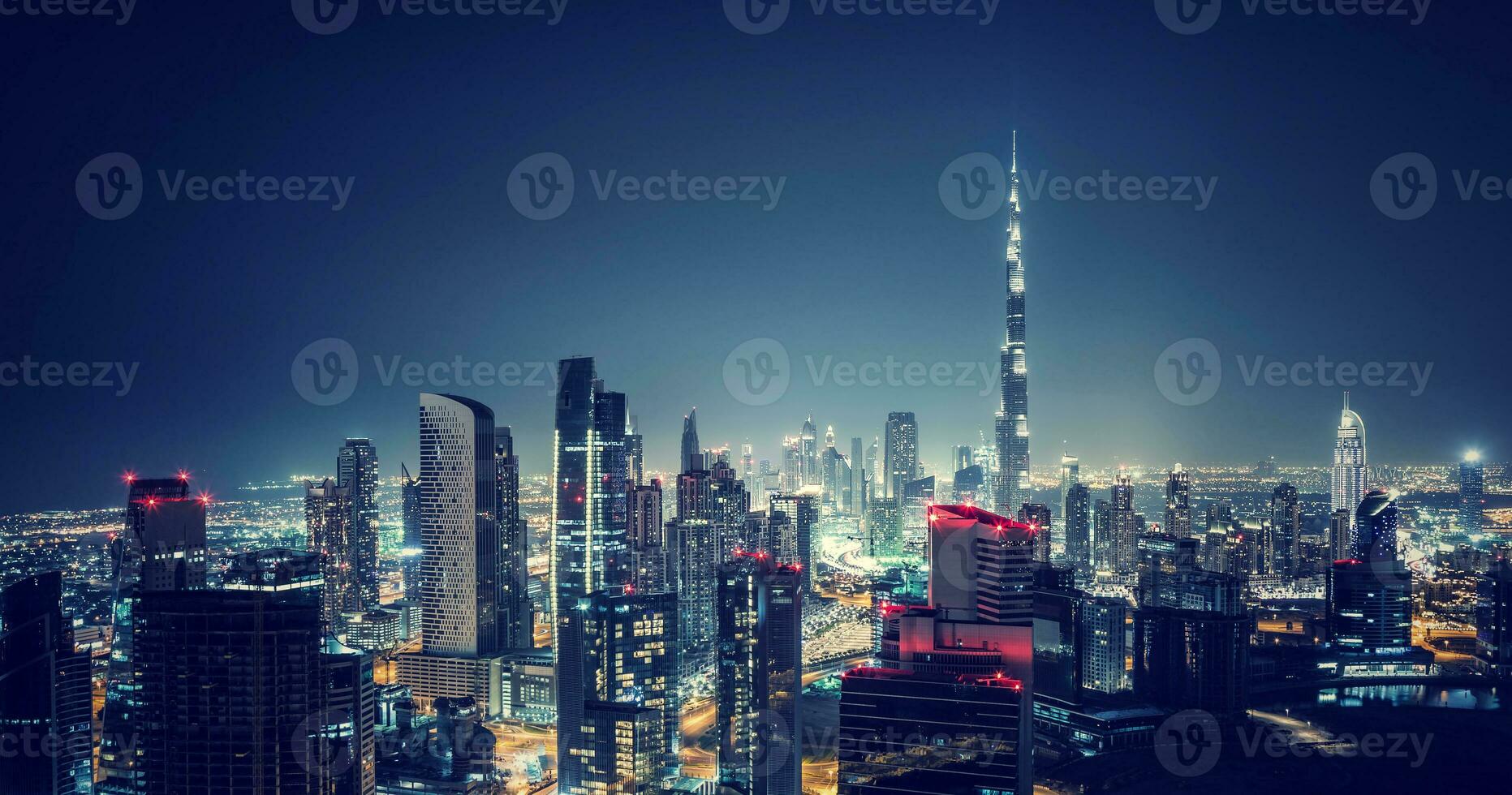 Beautiful Dubai cityscape photo
