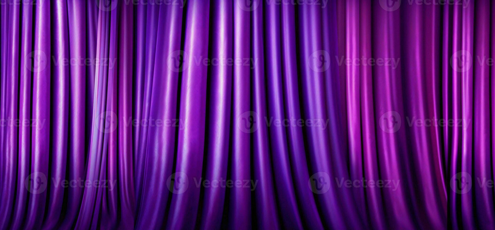 AI generated Elegant Purple Curtain Background. Generative AI photo