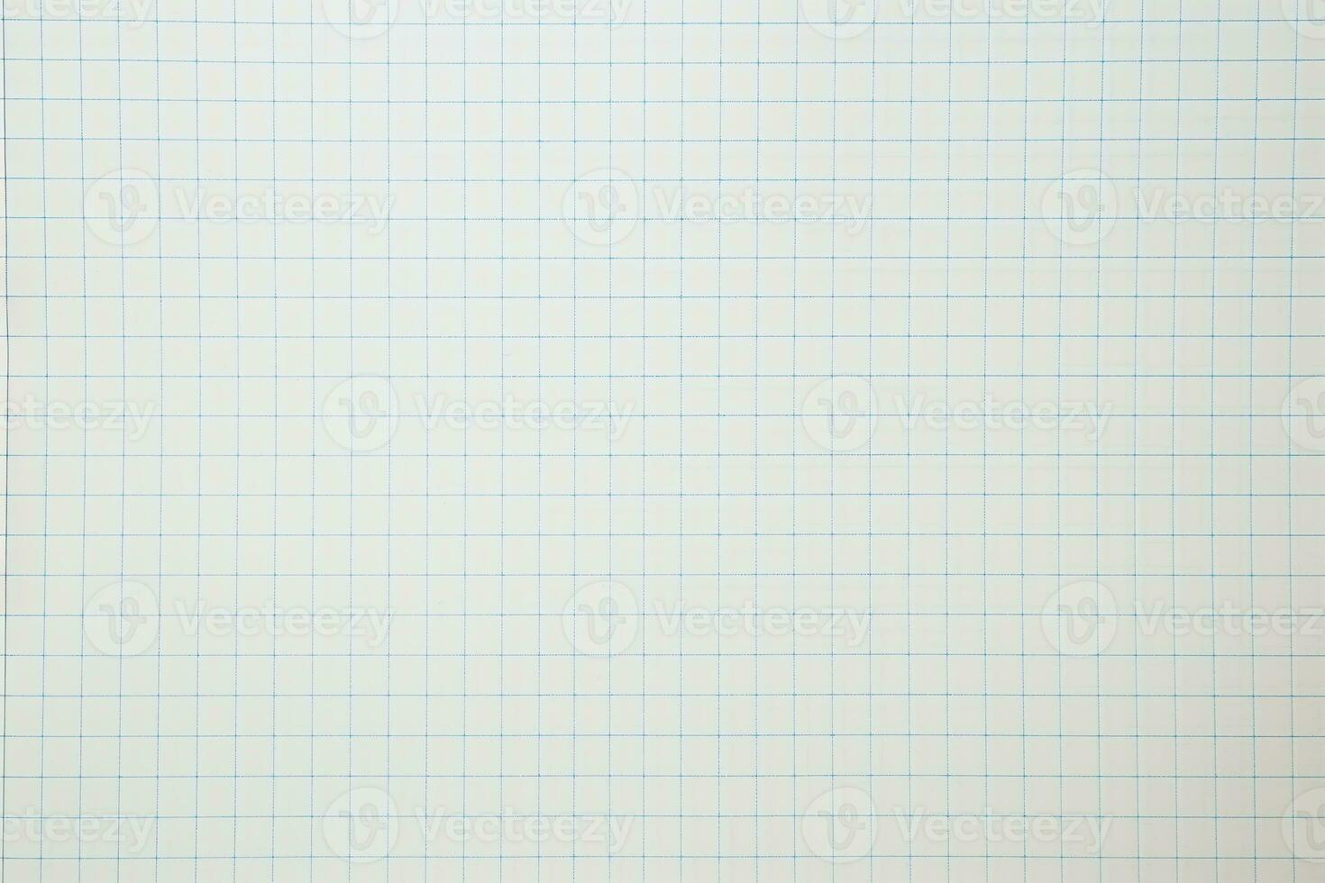 AI generated Blank graph paper sheet with blue grid lines photo