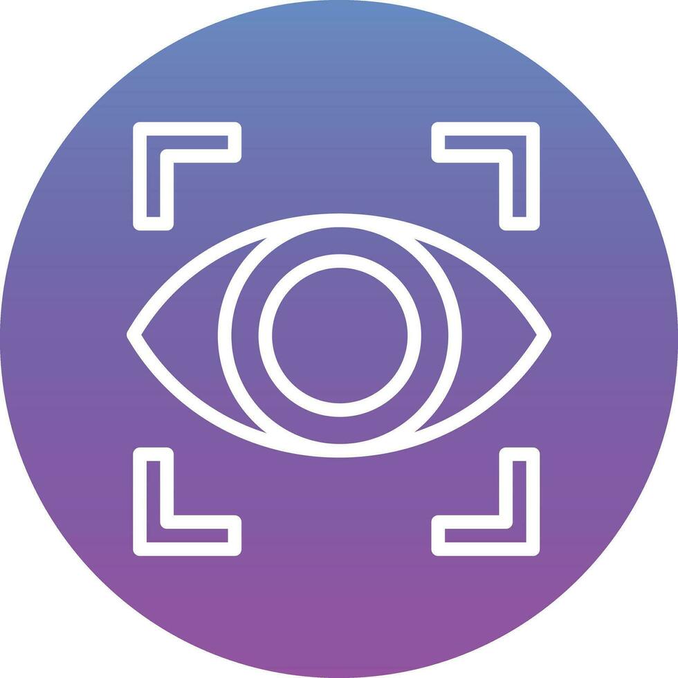 Eye Scanner Vector Icon