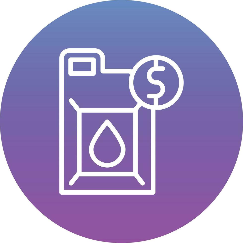 Oil Purchase Vector Icon