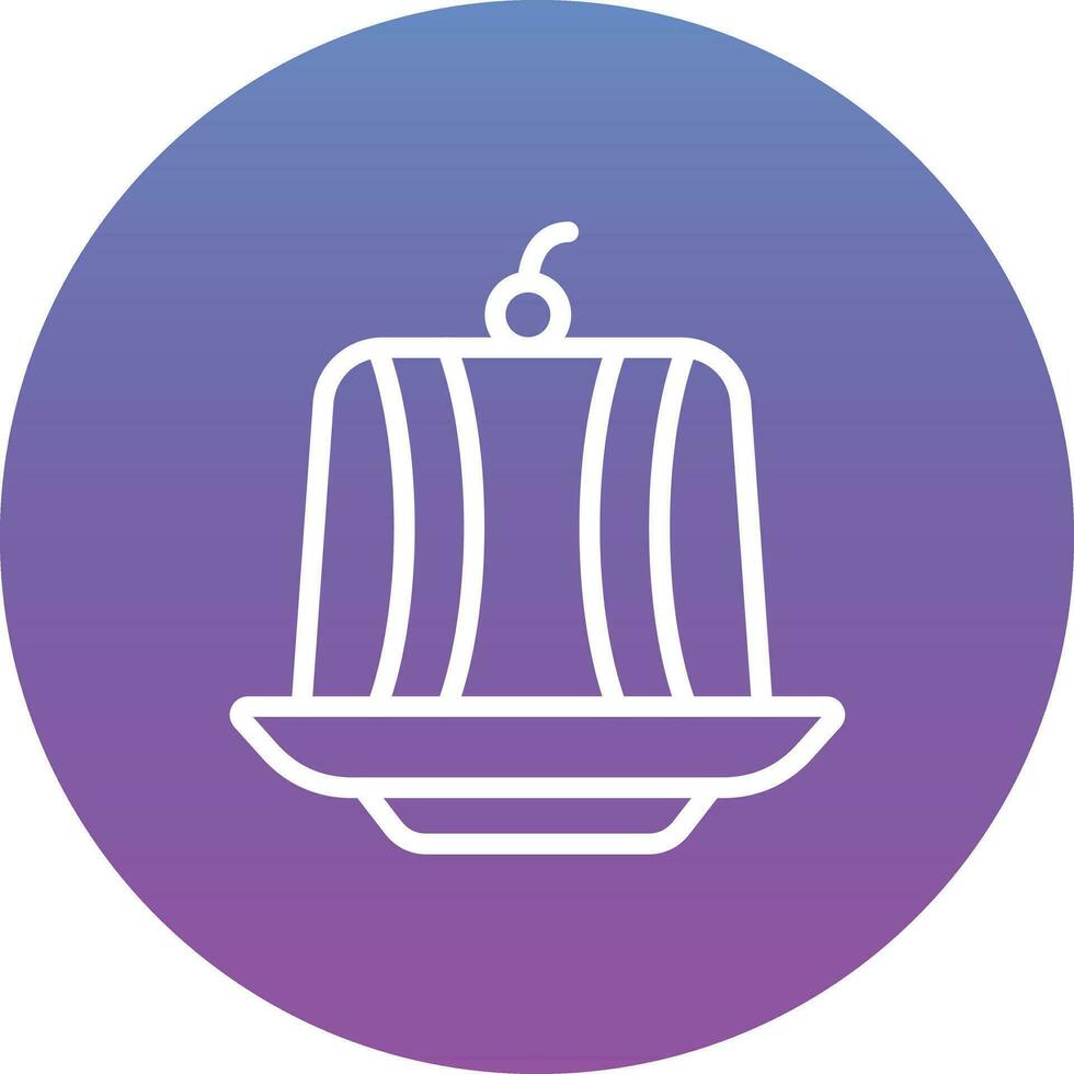 Pudding Vector Icon