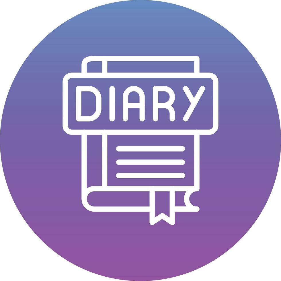 Diary Vector Icon