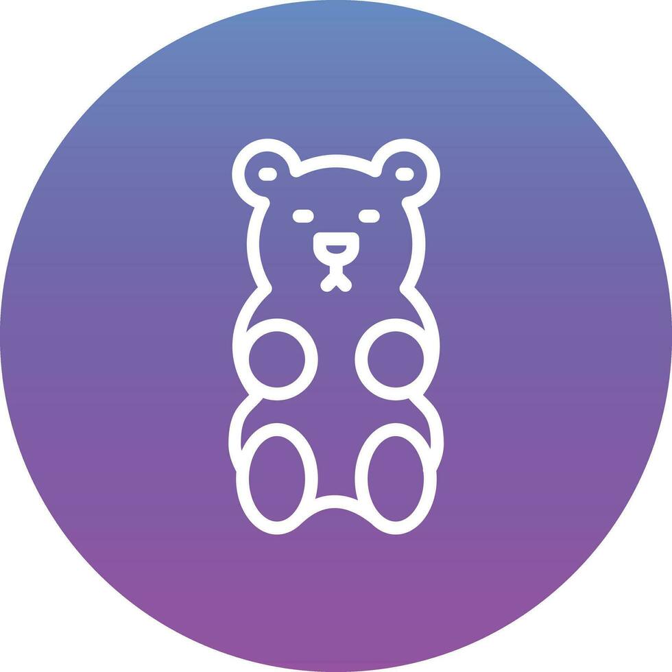 Gummy Bear Vector Icon