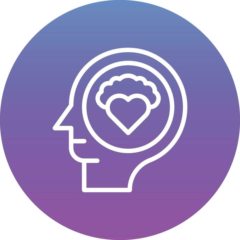 icono de vector de salud mental