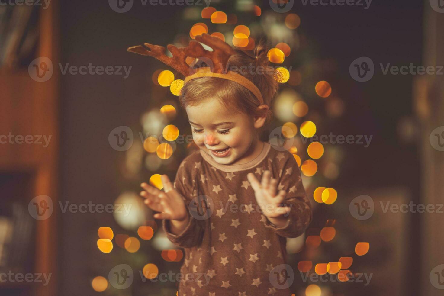 bebé chico en niño Navidad fiesta foto