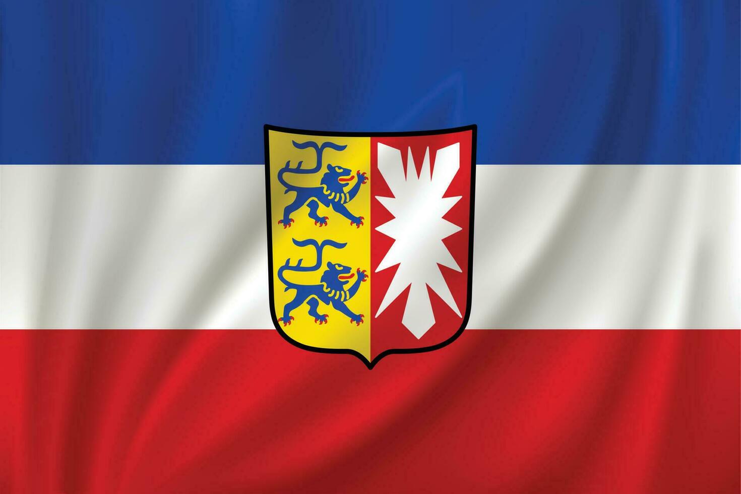 Flag waving in the wind vector