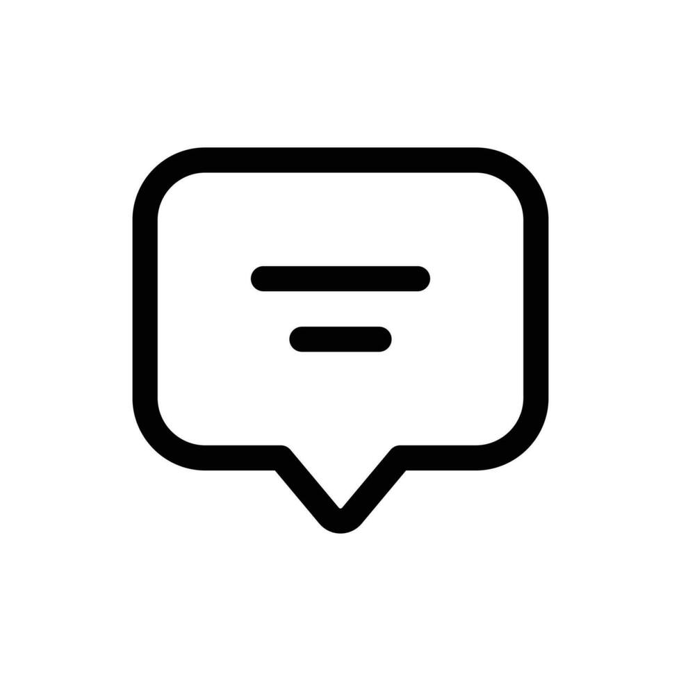 Chatting icon in trendy outline style isolated on white background. Chatting silhouette symbol for your website design, logo, app, UI. Vector illustration, EPS10.