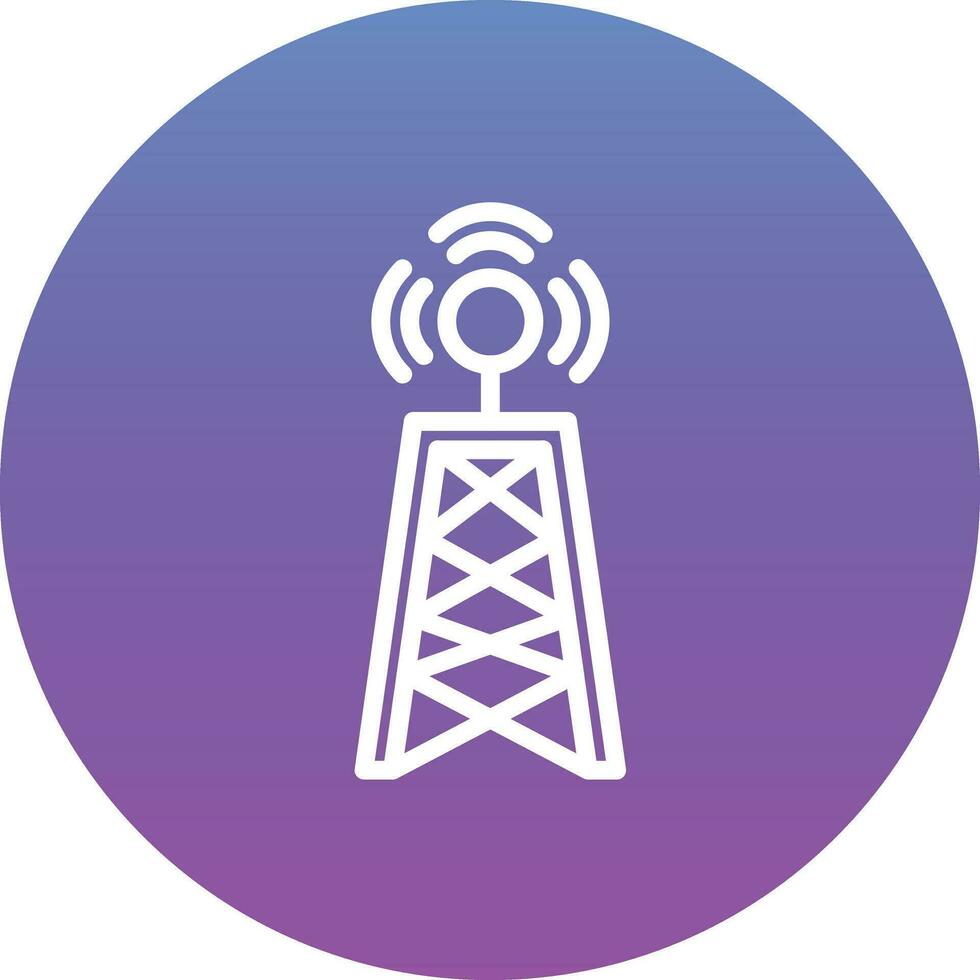 Broadcast Vector Icon