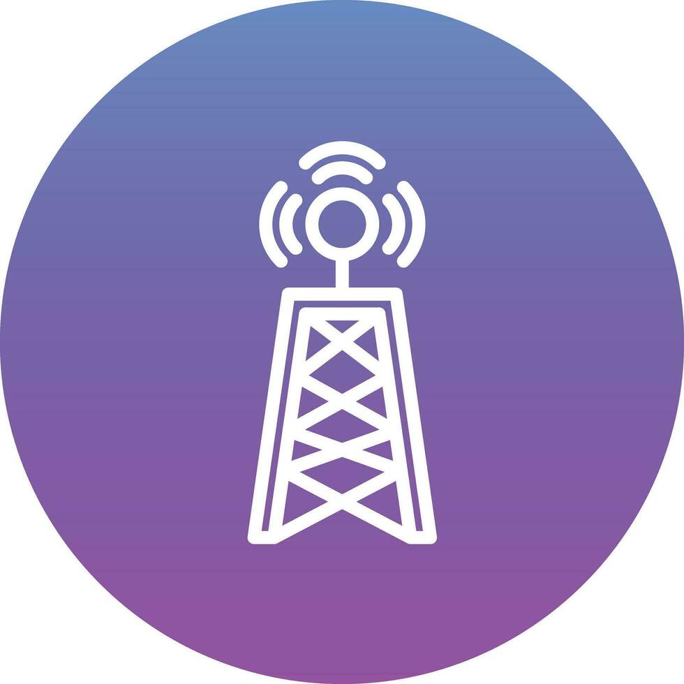 Broadcast Vector Icon