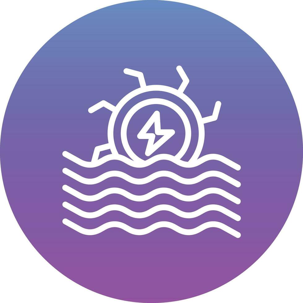 Hydro Power Vector Icon