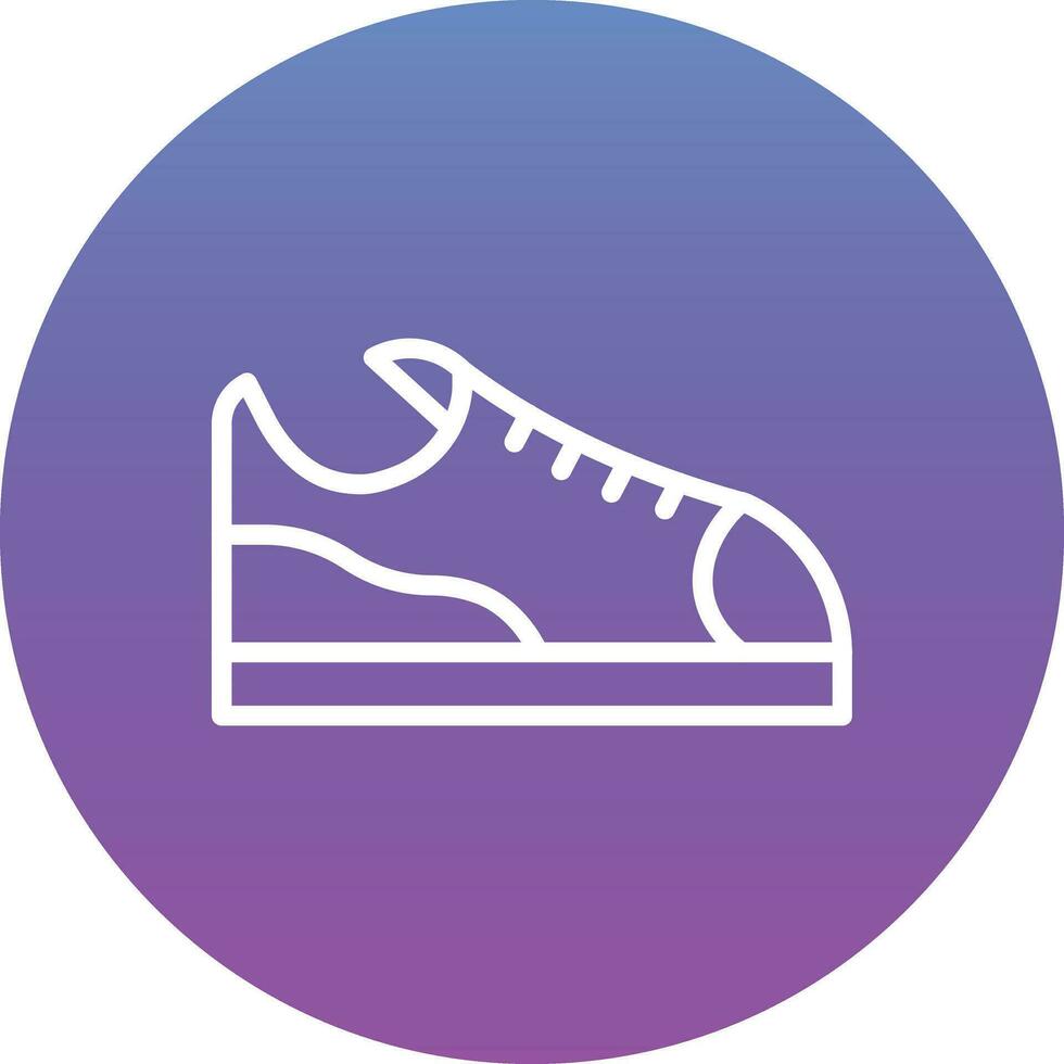 icono de vector de zapatos casuales