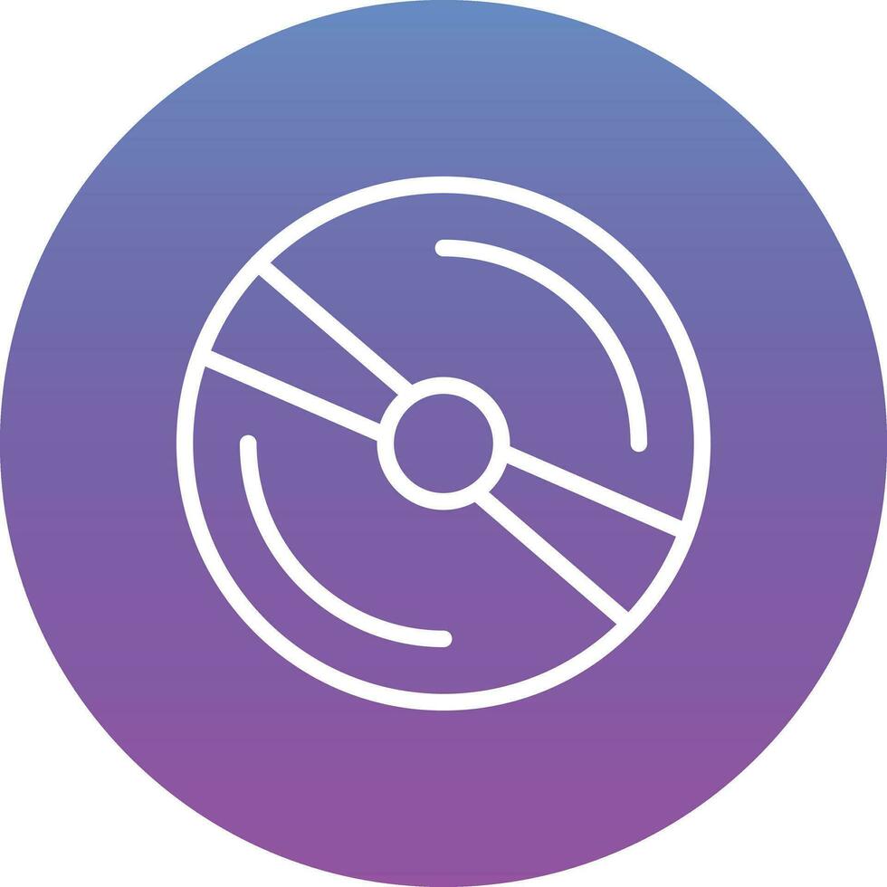 Compact Disk Vector Icon