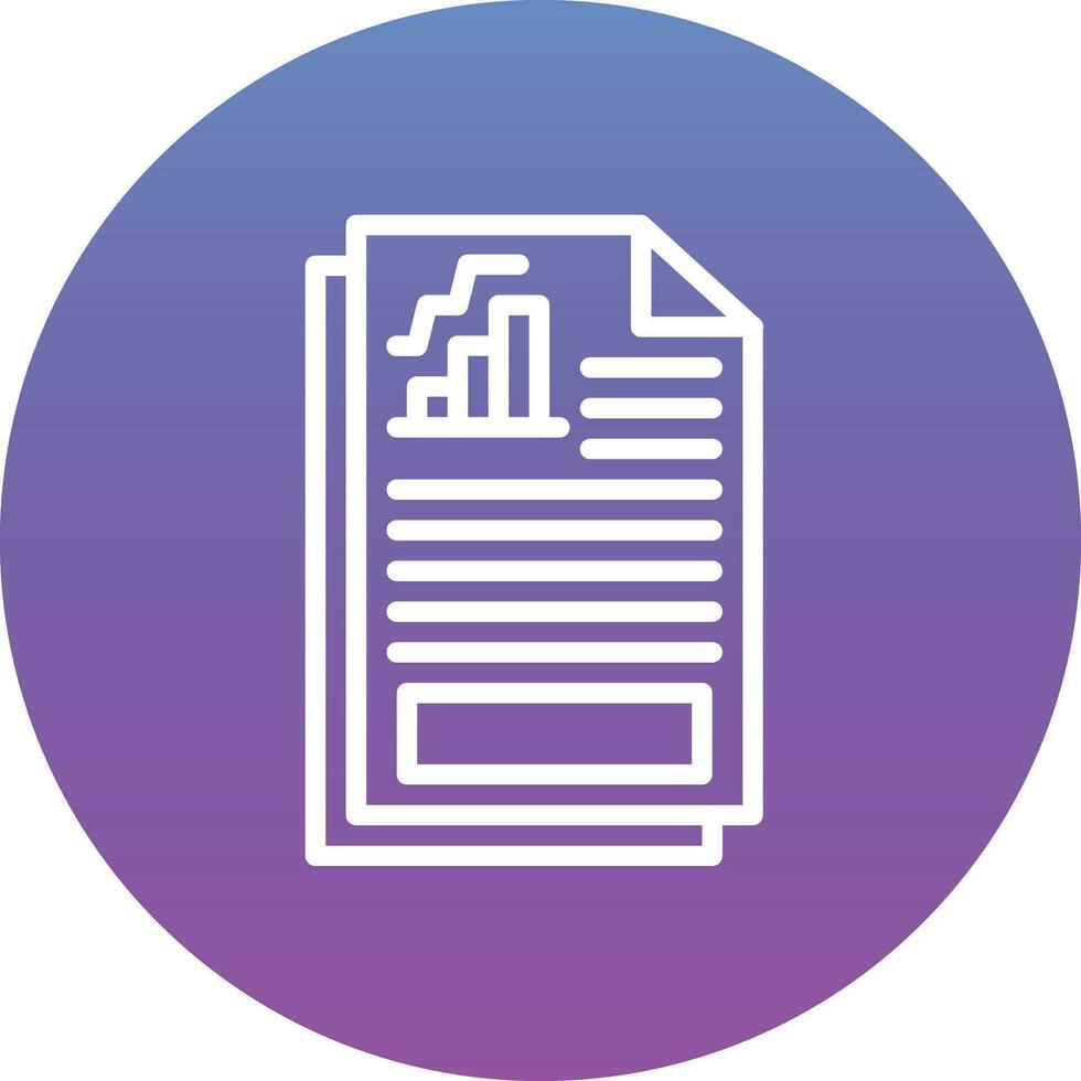 Debt Analysis Vector Icon