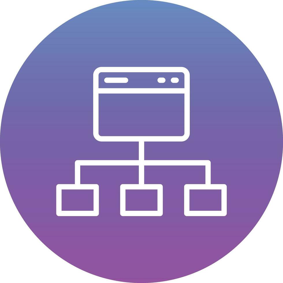 Sitemap Vector Icon