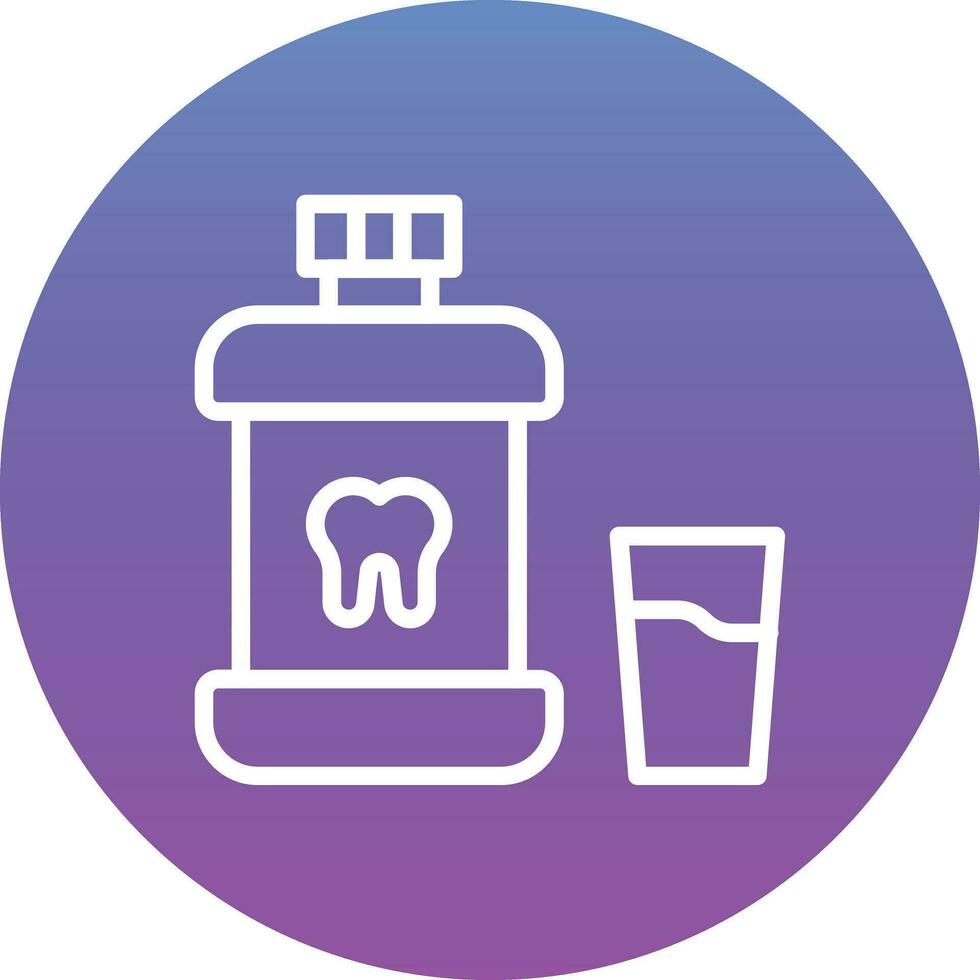 Mouthwash Vector Icon