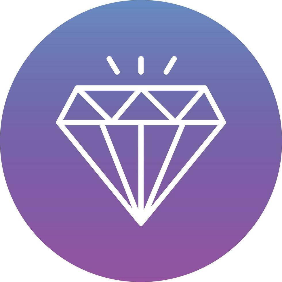 icono de vector de diamante