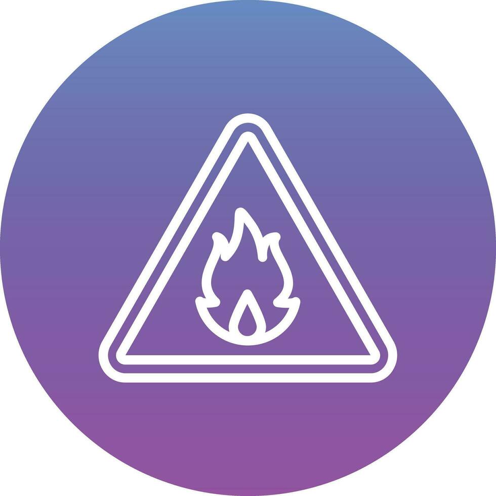 Flammable Vector Icon